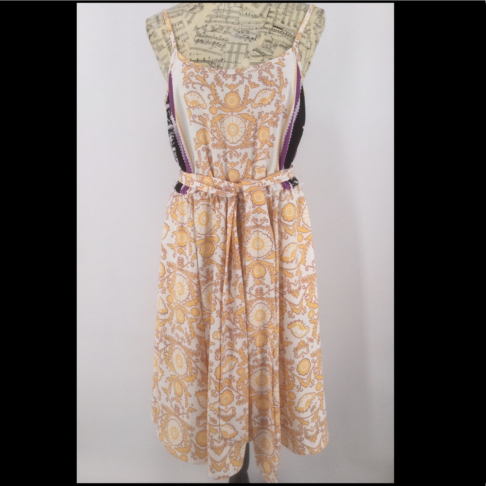 Eva Mendes M Spaghetti Strap A-Line Summer Dress